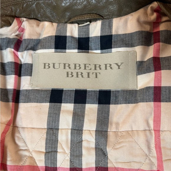 Burberry Brit Leather Motorcycle Jacket - Picture 2 of 13